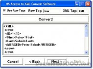 MS Access to XML Convert Software screenshot